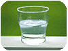 un bicchiere d'acqua